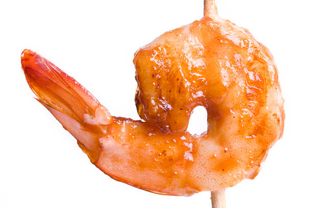 BBQ Shrimp stock photo