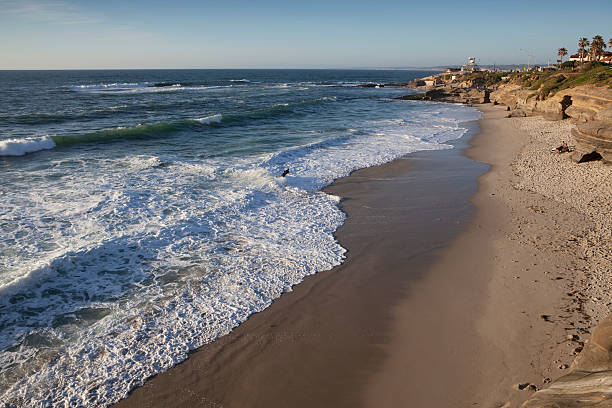 istock Pacific surf at a beach in San Diego, California 147291892