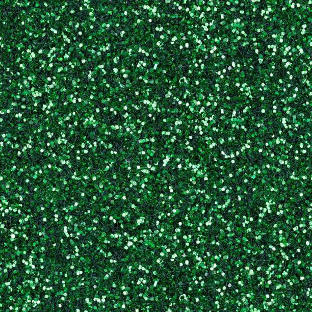 istock Elegant green glitter, sparkle confetti texture. Christmas abstract background, seamless pattern. 1472922196