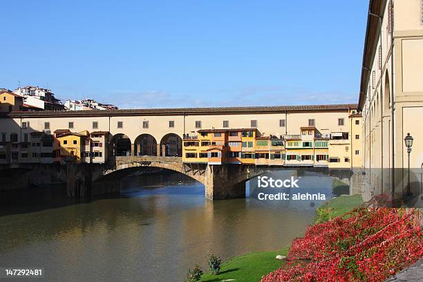 Photo libre de droit de Medieval Pont Ponte Vecchio À Florence banque d'images et plus d'images libres de droit de Arc - Élément architectural - Arc - Élément architectural, Architecture, Art