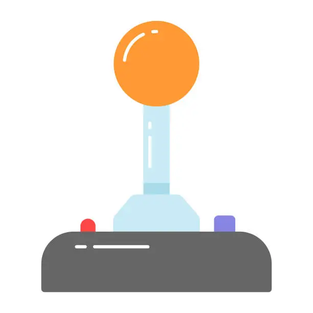 Vector illustration of Check this beautiful vector of joystick, easy to use icon