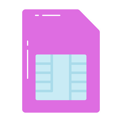 Sim Card Vector Design In Editable Style Subscriber Identification ...