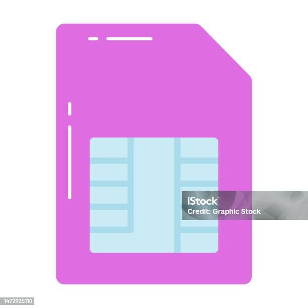 Sim Card Vector Design In Editable Style Subscriber Identification ...