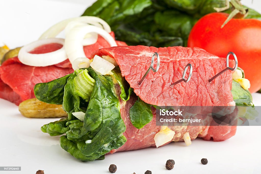 Rolo de carne crua - Royalty-free Carne Foto de stock