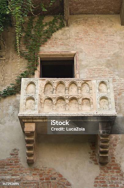 Photo libre de droit de Balcon De Romeo And Juliet Verona banque d'images et plus d'images libres de droit de Amour - Amour, Architecture, Balcon