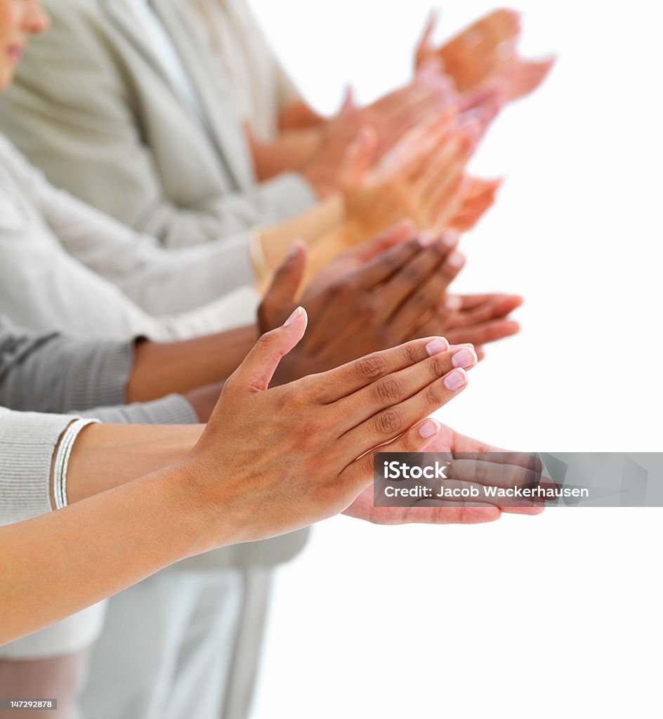 Close-up of people clapping hands Clapping Stock Photo