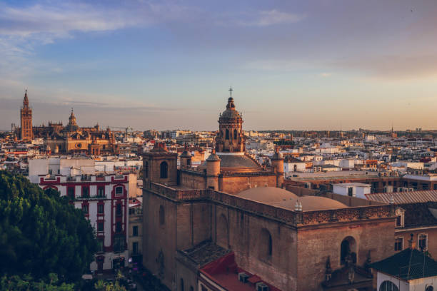 istock Sunset over Seville, Andalusia, Spain 1472933761