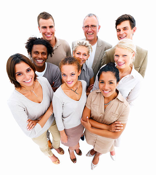 istock Business people standing together 147293636