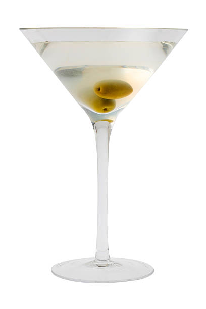 Dirty Martini cocktail stock photo