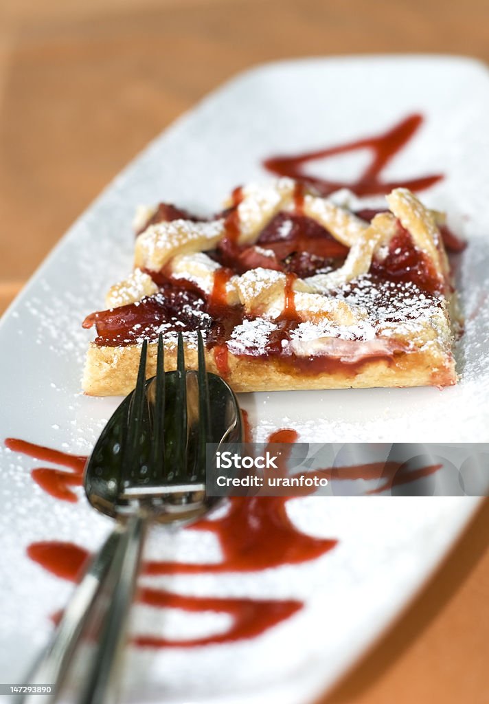 Strawbeery pie close up Baked Pastry Item Stock Photo