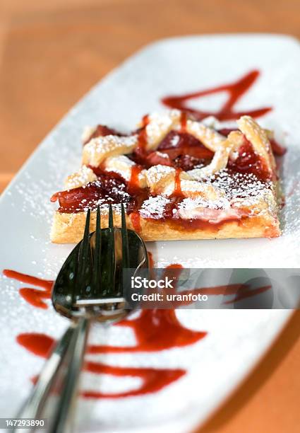 Strawbeery Pie Close Up Stock Photo - Download Image Now - Baked Pastry Item, Bakery, Dessert - Sweet Food