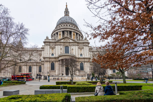 catedral de são paulo icônica em londres - greater london fotos - fotografias e filmes do acervo