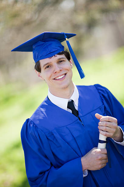 istock Handsome Young Man On Graduation Day 147294267
