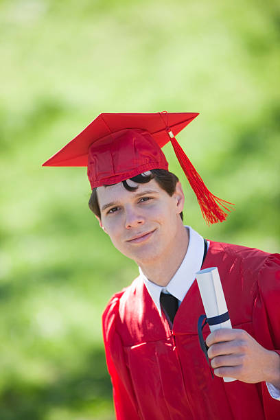 istock Young Man On Graduation Day 147294345