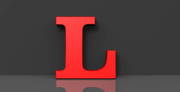istock L letter red capital letter sign 3d rendering graphic illustration 1472946972