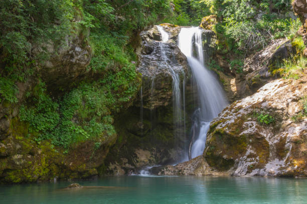 istock Vintgar gorge at Radovna Stream waterfall 1472951877