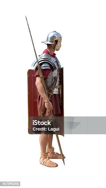 Roman Legionary - Fotografie stock e altre immagini di Stile classico romano - Stile classico romano, Guerra, Soldato
