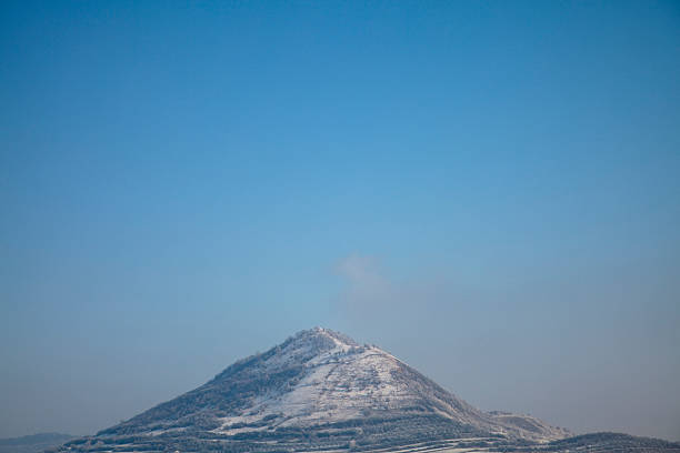 isolated mountain stock photo