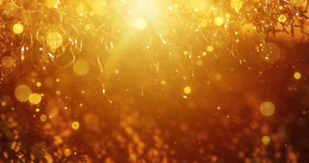 istock abstract festive golden background with golden particles and a place for text 1472956000