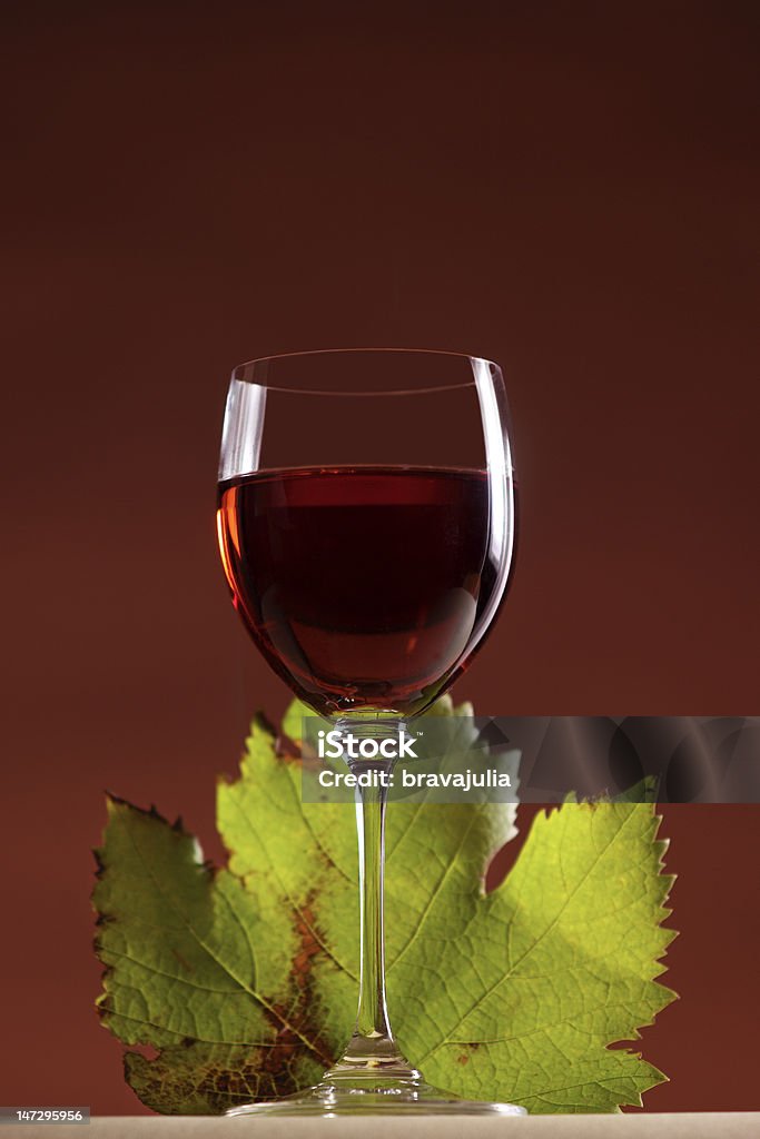 red wine glasso of newly wine Agriculture Stock Photo