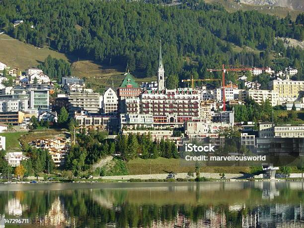 St Moritz - Fotografie stock e altre immagini di Albergo - Albergo, Alpi, Alpi svizzere