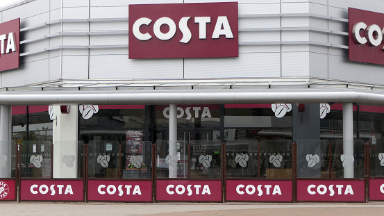 Costa at Junction 1 Shopping Centre Co Antrim Northern Ireland 27th July 2020