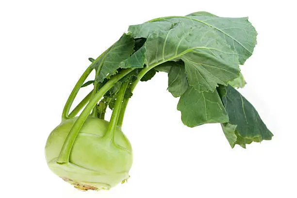 Photo of Close up of green turnip vegetable