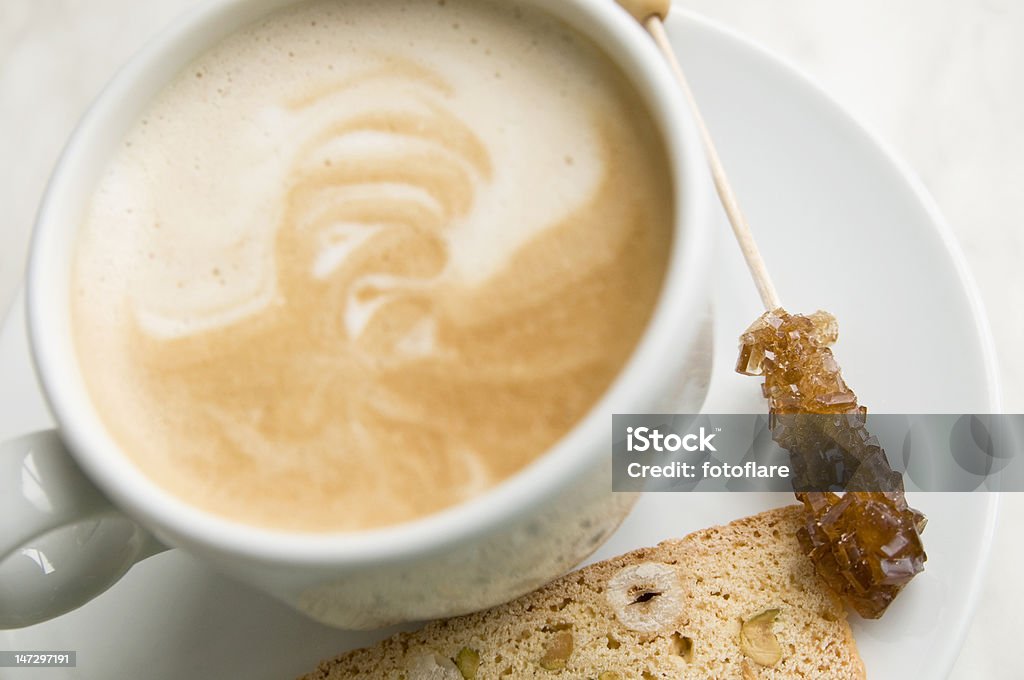 Kaffee - Lizenzfrei Biscotti Stock-Foto