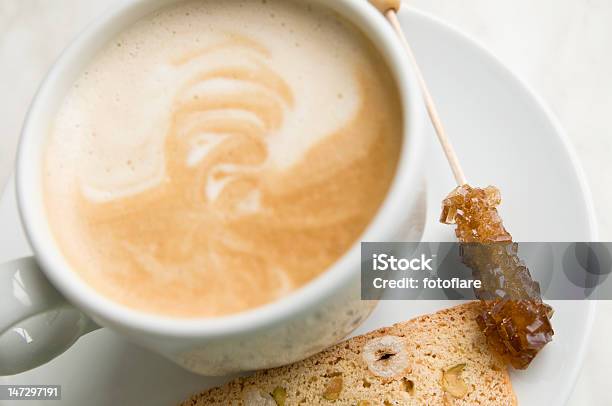 Kaffee Stockfoto und mehr Bilder von Biscotti - Biscotti, Brauner Zucker, Cappuccino