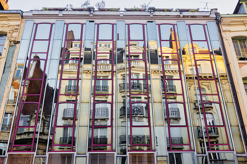 Modern city building in Cologne, Germany