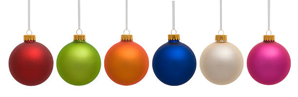 istock Christmas Ornaments Hanging Border 147297581