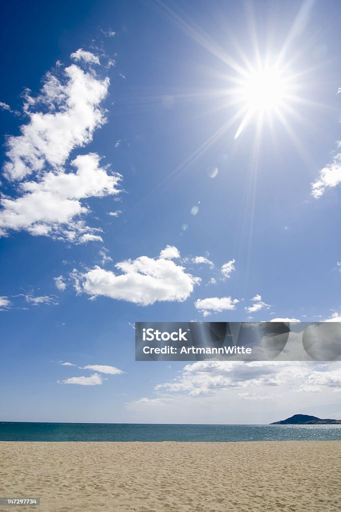 Sun shining on the beach Beach Stock Photo