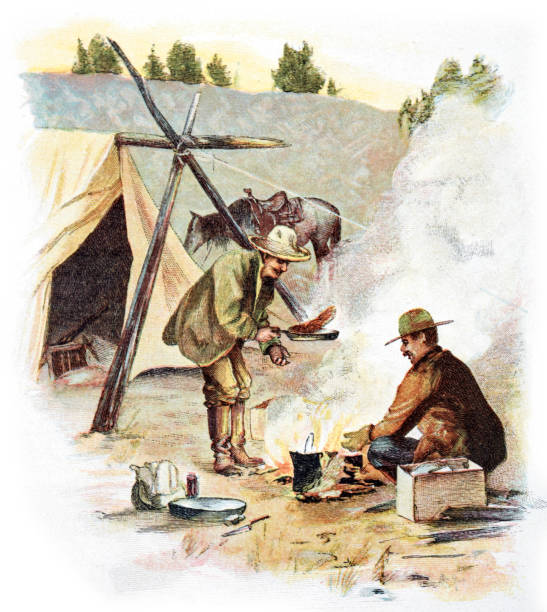 Illustration from 19th century.