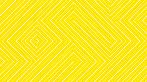 illustrations, cliparts, dessins animés et icônes de bande de fond jaune chevron ligne carrée en zigzag motif sans couture conception vectorielle abstraite. contexte d’été. - yellow backgrounds