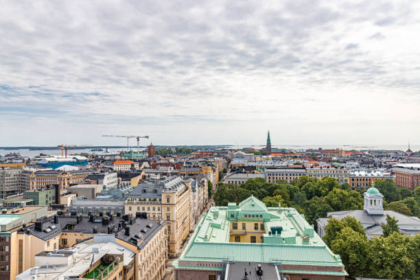 istock Rooftops of Helsinki, Finland 1472982415