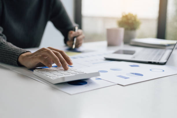 istock Accounting audit analysis and financial budget planning 1472986809