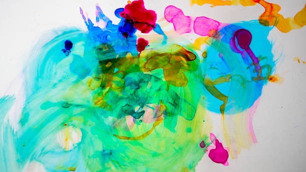 istock Dirty colored paper after coloring 1472986966