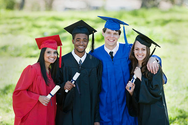 istock Multi-Ethnic Friends On Graduation Day 147298868