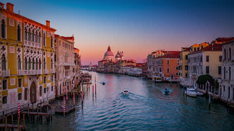 Veneza , Canala Grande e Santa Maria Della Salute