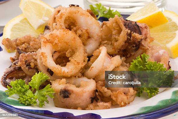 Spanische Küche Andalusische Frittierte Calamari Stockfoto und mehr Bilder von Bildschärfe - Bildschärfe, Calamares, Fotografie