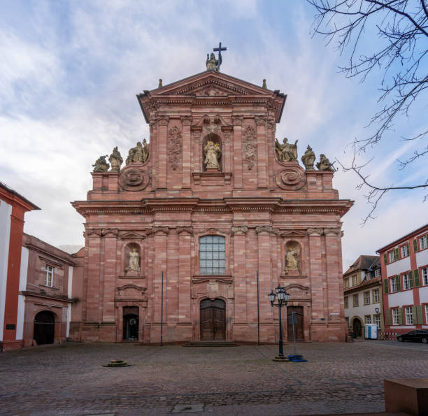 Jesuitenkirche (Jesuit Church) Facade - Heidelberg, Germany