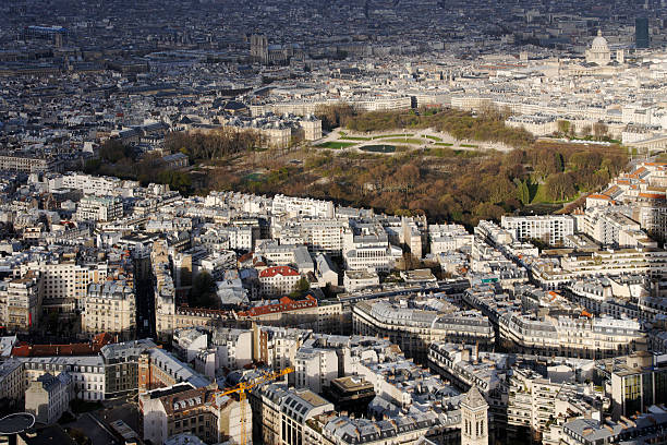 paris, frankreich, mit jardin du luxemburg und dem quartier latin - pantheon paris paris france france europe stock-fotos und bilder
