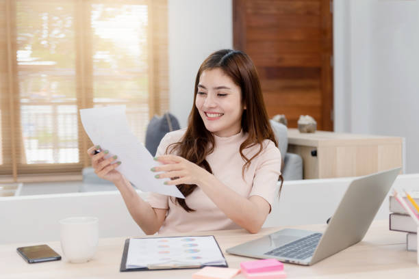 istock Asian beauty Work online from home via computer Interacting with the team Is a new normal online activity 1473007838