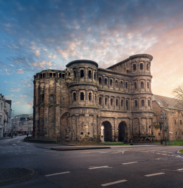 Porta Nigra at sunset - Trier, Germany