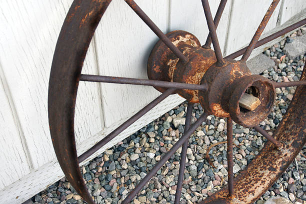 istock Antique Metal Wheel 147302659