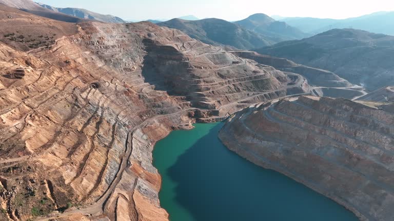 Abandoned Open-pit iron mine