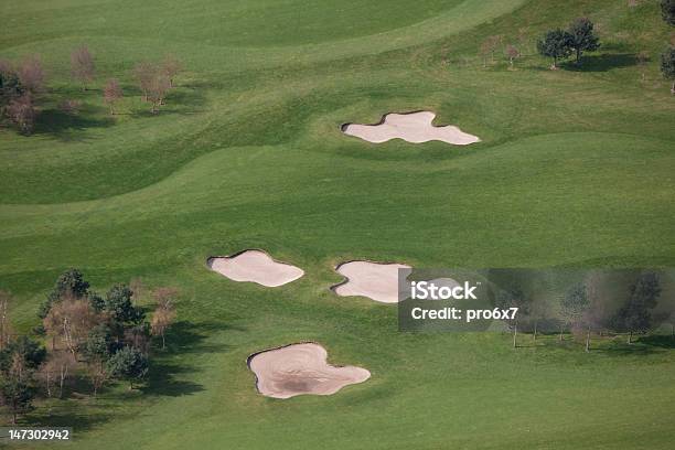 Golf Widok Z Lotu Ptaka - zdjęcia stockowe i więcej obrazów Bunkier - Bunkier, Drzewo, Fotografika