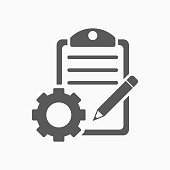 istock project management icon, management vector 1473029557