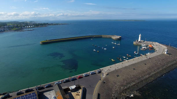istock Donaghadee Lighthouse and Town Co Down Northern Ireland 1473031459