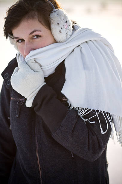 istock girl in winter scene 147303351